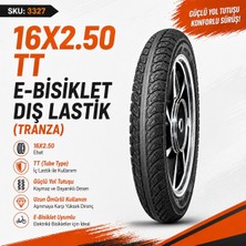 Servis 16X2.50 Tt (Iç Lastik Gerektirir) Tranza  Elektrikli Bisiklet Dış Lastiği