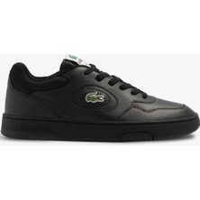 Lacoste Lineset  223 01 Leather Mens Sneaker Hakiki Deri Erkek Günlük Spor Ayakkabı Siyah