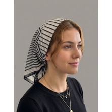 Gistoria 58X58 cm Şifon Desenli Bandana