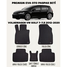 Feyza Oto Volkswagen Vw Golf 7 ve 7.5 Serisi 2012 - 2020 Arası Araca Özel Premium Eva Paspas Takımı 2 Yıl Garantili Araca Birebir Uyumlu Kalıplar