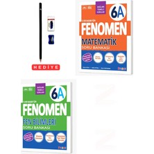 6 Matematik ve Fen Bilimleri (A) Soru Bankası 2 Kitap Set Türkiye Yüzyılı Maarif Modeline Uygundur Video Çözümlü Kalem Seti Hediyeli