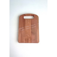 Doğal Ahşap Kesme Tahtası ve Sunumluk | 30X20 cm | Kayın Ağacı