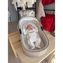Bm Nakış Baskı Bmnakışbaskı Papyonlu 3'lü Set Nakışlı