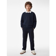 Koton Uzun Kollu Okul Gömleği Yaka Oversize Okul Sweatshirt