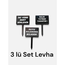 Atılım Akvaryum Akvaryum 3'lü Levha Set