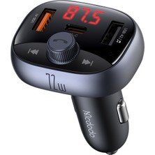 Mcdodo CC-5950 Cargo Serisi 72W Bluetooth Fm Vericili Araç Içi Çakmaklık Şarj Cihazı