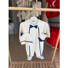 Bm Nakış Baskı Bmnakışbaskı Papyonlu 3'lü Set Nakışlı