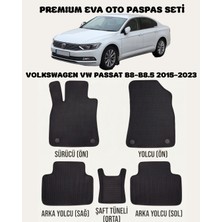 Feyza Oto Volkswagen Vw Passat B8 ve B8.5 Serisi 2015 - 2023 Arası Araca Özel Premium Eva Paspas Takımı 2 Yıl Garantili Araca Birebir Uyumlu Kalıplar