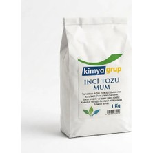 Kimya Grup Kokusuz İnci Tozu Mum 1 Kg | Bitkisel İçerikli Dekoratif Mum Yapımı