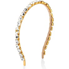 Balmain Eclat Headband Small Silver Gold 18 Ayar Altın Kaplama Kadın Taç