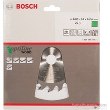 Solmazlar Online Ahşap Için Daire Testere Bıçağı, 130 x 20/16 x 2,4 mm