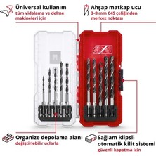 Solmazlar Online 10 Parçalı Ahşap Matkap Ucu Seti Çift Spiral Yapı ile Dayanıklı