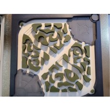 Belirtilmemiş League Of Legends Haritası Tasarımlı Dekoratif Süs 20X20 cm