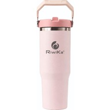 0.89 Lt 30 Oz Pipetli Sızdırmaz Kapaklı Paslanmaz Çelik Termos