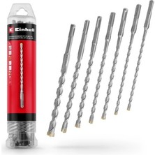 Solmazlar Online Orijinal Einhell 7 Parça Sds Plus Kırıcı Matkap Ucu Seti, 210 mm (4 Ağızlı Karbür Plakalı