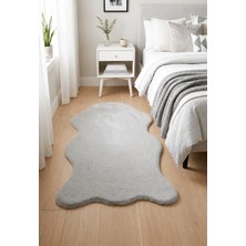 Tavşan Tüyü, Post Halı, Peluş Post, Yıkanabilir ve Kaymaz Tabanlı, Ultra Yumuşak, Lazer Kesim