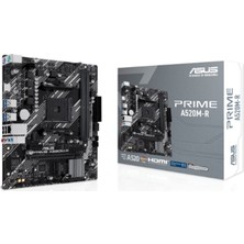 Solmazlar Online Prıme A520M-R Ddr4 5100MHZ 1xhdmı 1xm.2 Usb2.0 Matx Am4 ( Am4 5000/4000/3000 Serileri Ile Uyumlu)