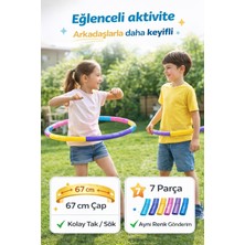 Leyaton Renkli 7 Parça Geçmeli 65 Cm, Tek Ebat, HH4885LYT, Karışık
