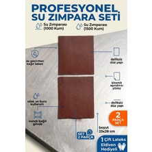 Uniflex 23X28 cm Su Zımparası Seti 1000 1500 Kum 2 Parça Islak Kuru Ince Polisaj Zımparası + Eldiven