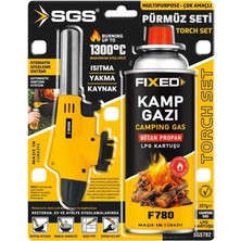 Sgs Kamp Pürmüz Seti Isıtma-Yakma-Kaynak Başlık - 227 gr Gaz