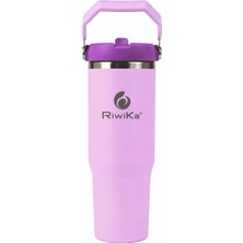 0.89 Lt 30 Oz Pipetli Sızdırmaz Kapaklı Paslanmaz Çelik Termos