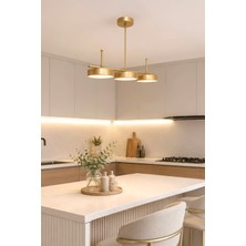 Çello LED 3'lü Modern Tasarım Enerji Tasarruflu 3 Renk Işıklı LED Avize Mutfak Salon Çocuk Odası Giyinme Odası