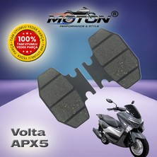 Moton Volta Apx5 %100 Uyumlu, Yüksek Kaliteli Ön Disk Fren Balatası