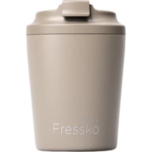 Made By Fressko Piccolo Seramik ve Çelkik Yalıtımlı Tekrar Kullanılabilir Kahve Bardağı Sip Mug 118 ml