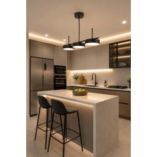 Çello LED 3'lü Modern Tasarım Enerji Tasarruflu 3 Renk Işıklı LED Avize Mutfak Salon Çocuk Odası Giyinme Odası