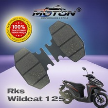 Moton Rks Wildcat 125 %100 Uyumlu, Yüksek Kaliteli Ön Disk Fren Balatası