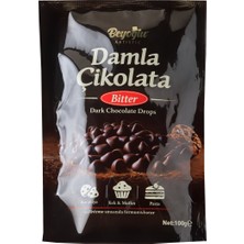 Beyoğlu Çikolata Beyoğlu Bitter Damla Çikolata 100 gr (Kurabiye,pasta ve Kek Için)