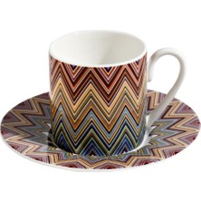 Missoni Home Jarris Zig-Zag Kahve Fincanı ve Tabağı 6'lı Set – Missoni Home Imzasıyla Şık Tasarım