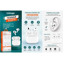 Azurtech Linkage PRO9S Tws Kablosuz Bluetooth Kulaklık – V5.1, Hi-Fi Stereo Ses, Mikrofonlu