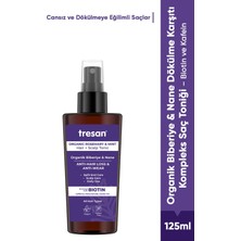 Tresan Organik Biberiye & Nane Dökülme Karşıtı Kompleks Saç Toniği – Biotin ve Kafein (125 ml)