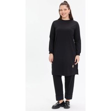 Kado Moda Basic Rahat Kalıp Uzun Kadın Tunik