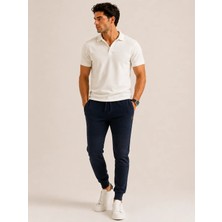Prolet Erkek %100 Pamuk Waffle Panelli Jogger Eşofman Altı