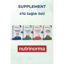Nutrinorma Premium 4'lü Günlük Destek Paketi | Enginar + Devedikeni + Karahindiba 90 Tablet + Kore Ginseng Multivitamin & Mineral 30 Tablet + Glukozamin Msm Kondroitin 60 Tablet + Magnezyum Kompleks 60 Tablet