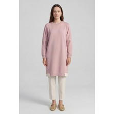 Kado Moda Iki Iplik Cepli Uzun Kadın Tunik