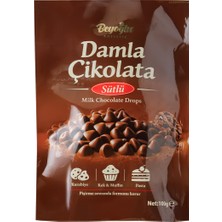 Beyoğlu Çikolata Beyoğlu Sütlü Damla Çikolata 100 gr (Kurabiye,pasta ve Kek Için)