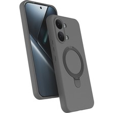 Kupa Poco X8 Pro Max Kılıf Kamera Korumalı Magsafe Şarj Standlı Ince Kapak