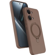 Kupa Poco X8 Pro Max Kılıf Kamera Korumalı Magsafe Şarj Standlı Ince Kapak