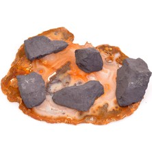Taş Sandığı İşlenmemiş Shungite Taşı Kütle