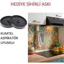 Kumtel Aspiratör Uyumlu Karbon Filtre ( Hediye Sihirliaskı )