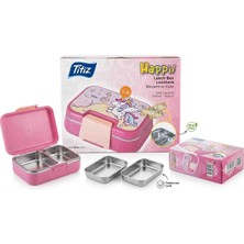 Beslenme Kabı 304 Çelik 1030 ml -34, 80 Oz.titizhappii Serisi AP-8525
