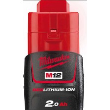 Milwaukee Lion Akü 12V 2,0AH B2 M12 4932430064