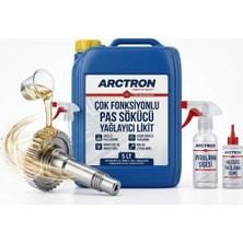 Arctron Çok Fonksiyonlu Pas Sökücü Yağlayıcı Likit Set 5 Lt