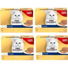 Die Grup Gourmet Gold Kıyılmış Tavuk Etli Yaş Kedi Maması Multipack 85 Gr. (48 Al 36 Öde)