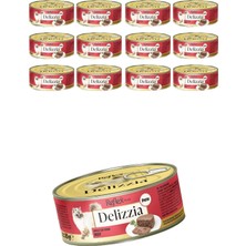 Die Grup Reflex Plus Delizzia Kıyılmış Dana Etli Yetişkin Kedi Maması, 85G x 12 Adet