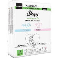 Die Grup Sleepy Natural Double Soft Avantajlı Mega Paket Bebek Bezi 7 Numara Xxlarge 32 Adet