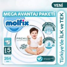 Die Grup Molfix Premium Mega Avantaj Paketi 5 Beden 264 Adet